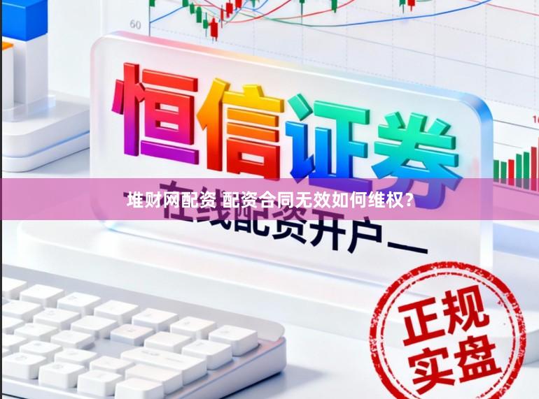 堆财网配资 配资合同无效如何维权？